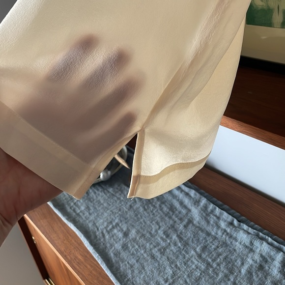 eskandar cream silk blouse - Picture 7 of 14